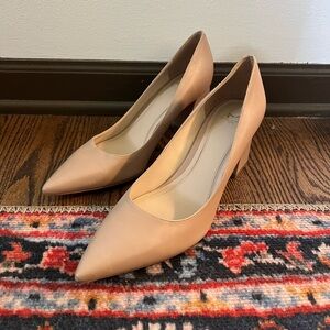 Marc Fisher Lite Latte Leather LTD Zala Pumps